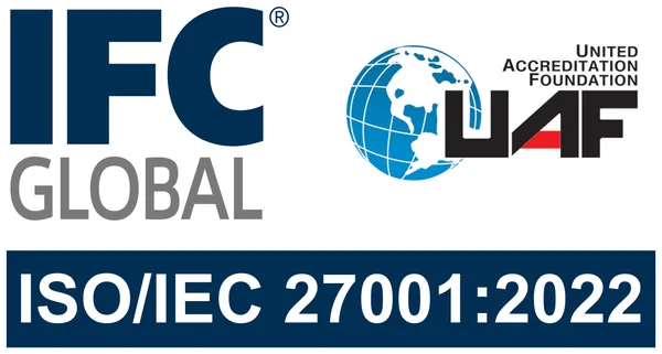ISO/IEC 27001 sertifikalı