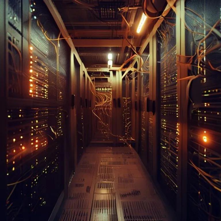 Engineer at a workstation with several monitors showing storage dashboards